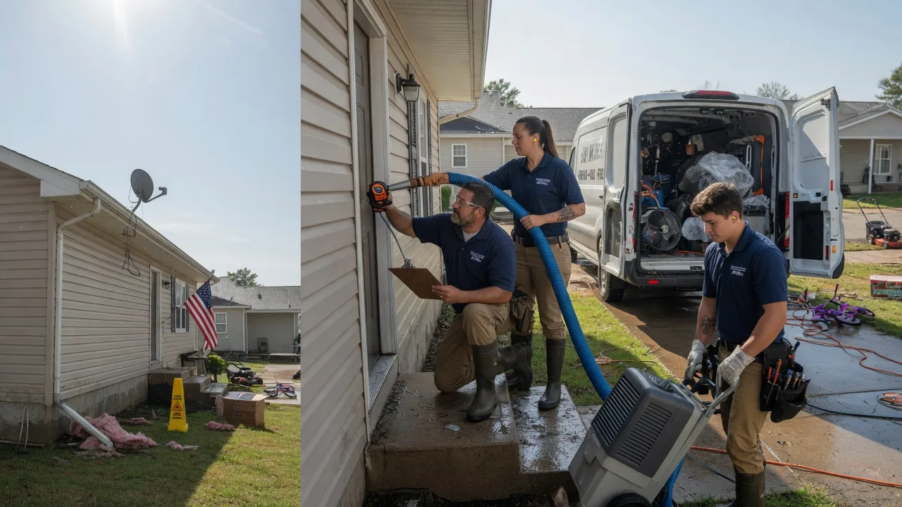 Ceiling Water Damage Restoration in Curtiss, WI near me